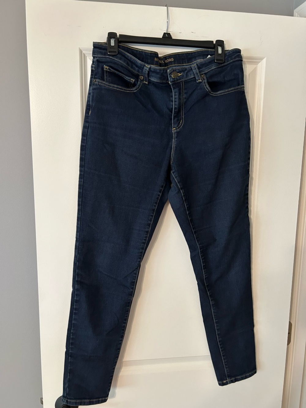 Michael Kors Navy Skinny Stretch Jeans